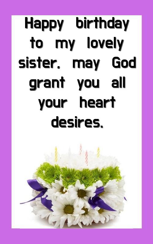 funny birthday greetings for sister